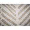 Deerlux Living Room Area Rug with Nonslip Backing, Abstract Beige Chevron Strokes Pattern, 8 x 10 ft Large QI003641.L